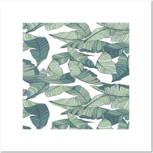 Tropical Palm Leaf Posters and Art